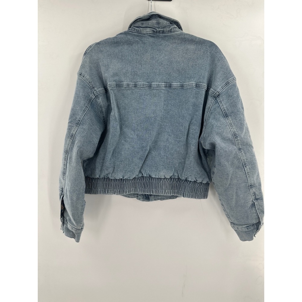 Anthropologie Avec Les Filles Bomber Jacket Full Zip Medium - Picture 4 of 5